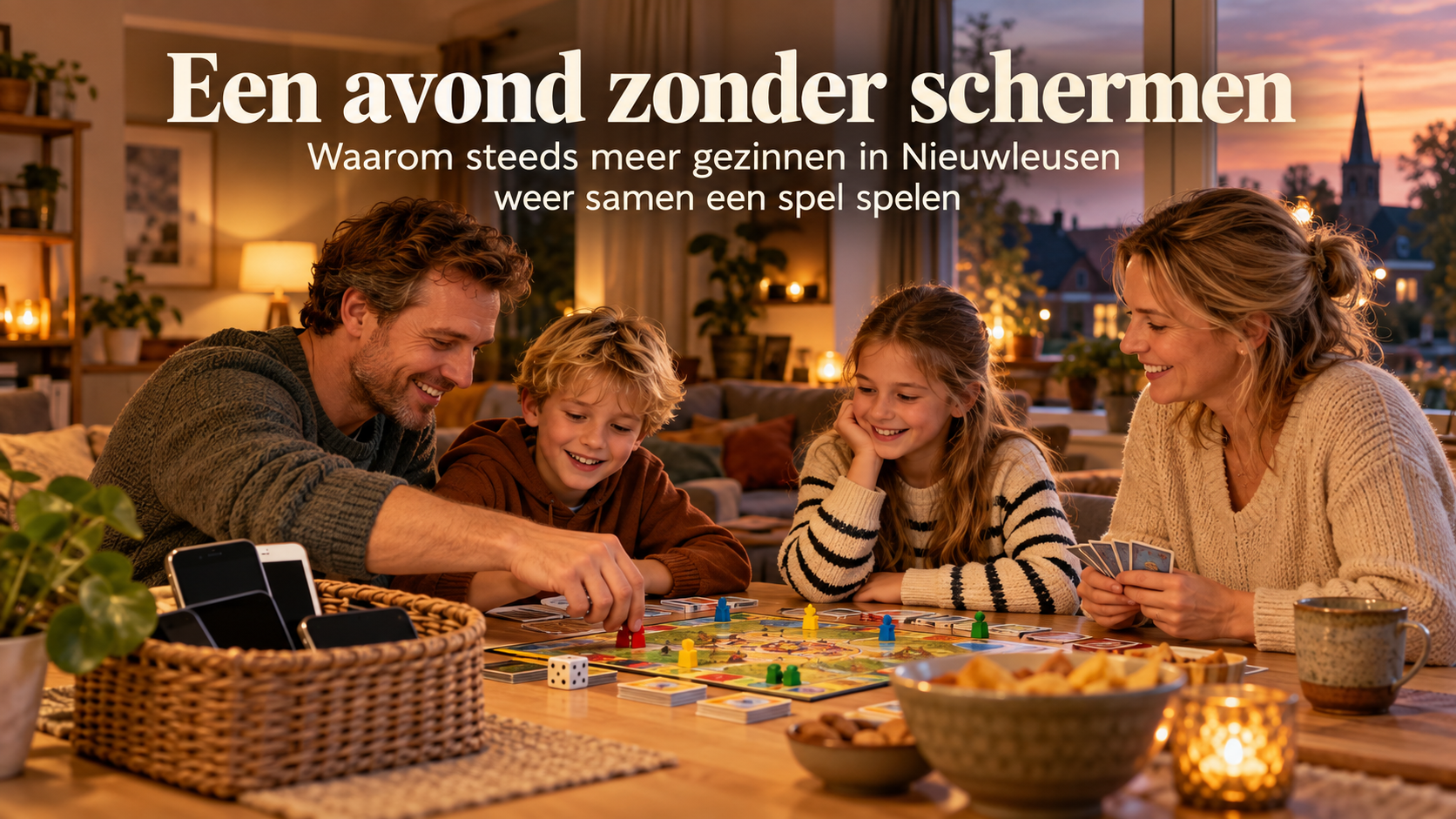Een avond zonder schermen: waarom steeds meer gezinnen in Nieuwleusen weer samen een spel spelen